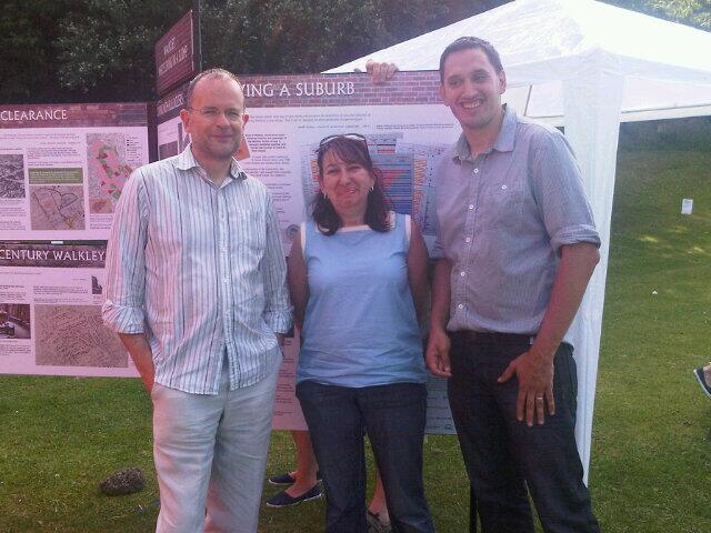 Paul Blomfield with a Walkley Historian