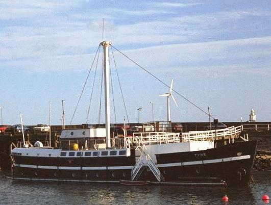 HY Tyne III at the Royal Northumberland Yacht Club